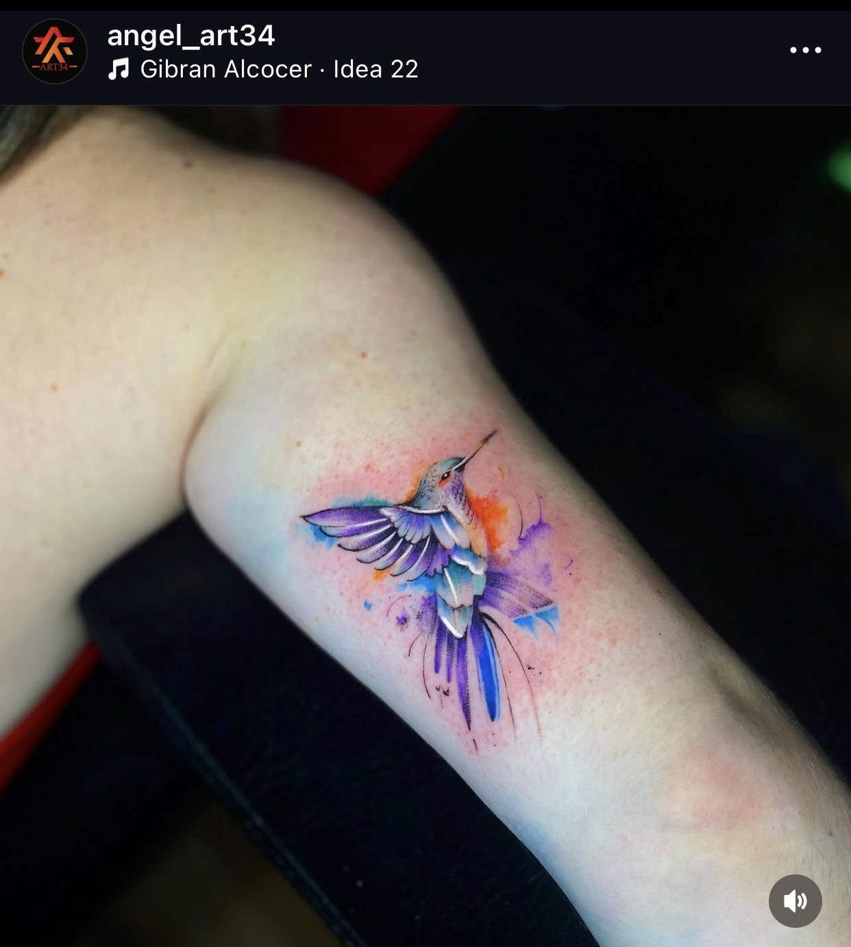Tatuaje realizado por Ángel