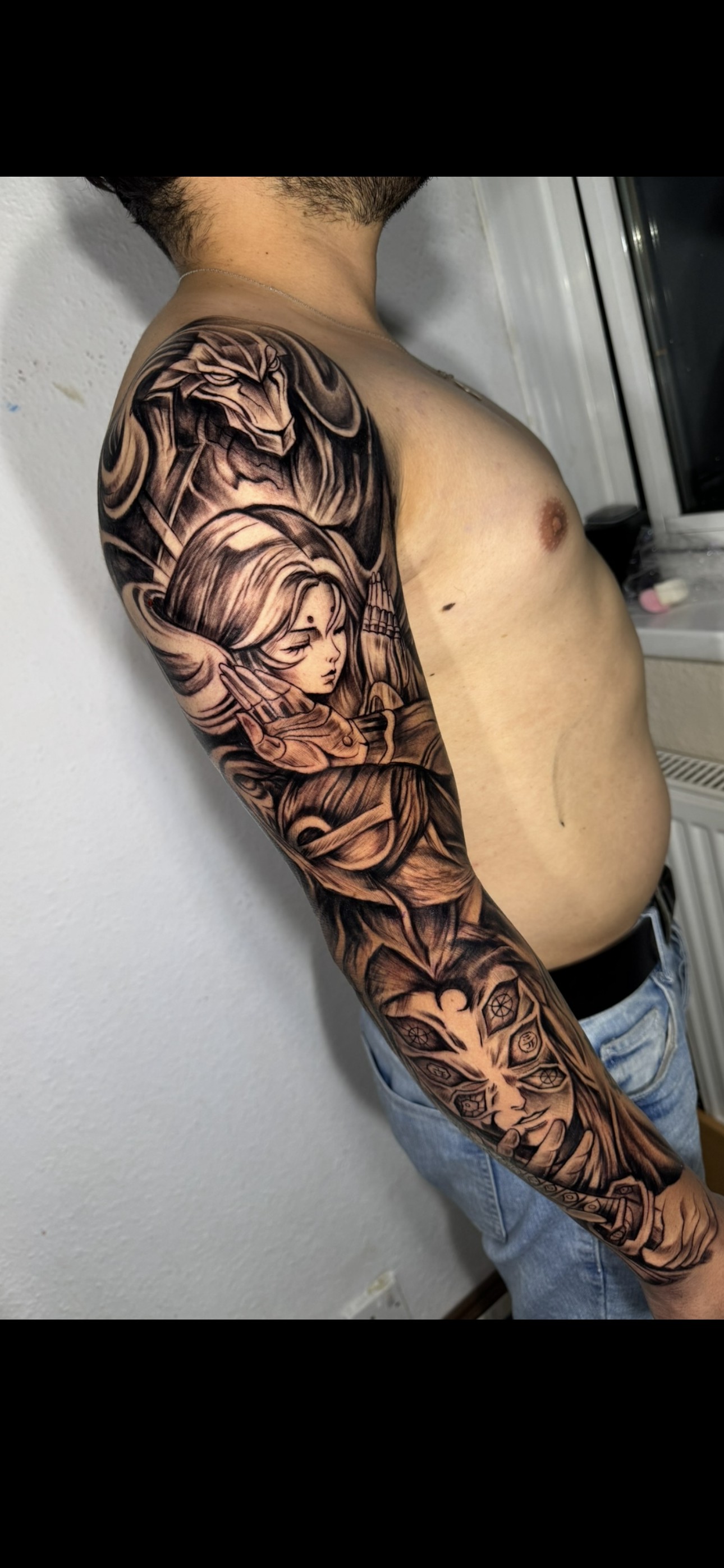 Tatuaje realizado por Ángel