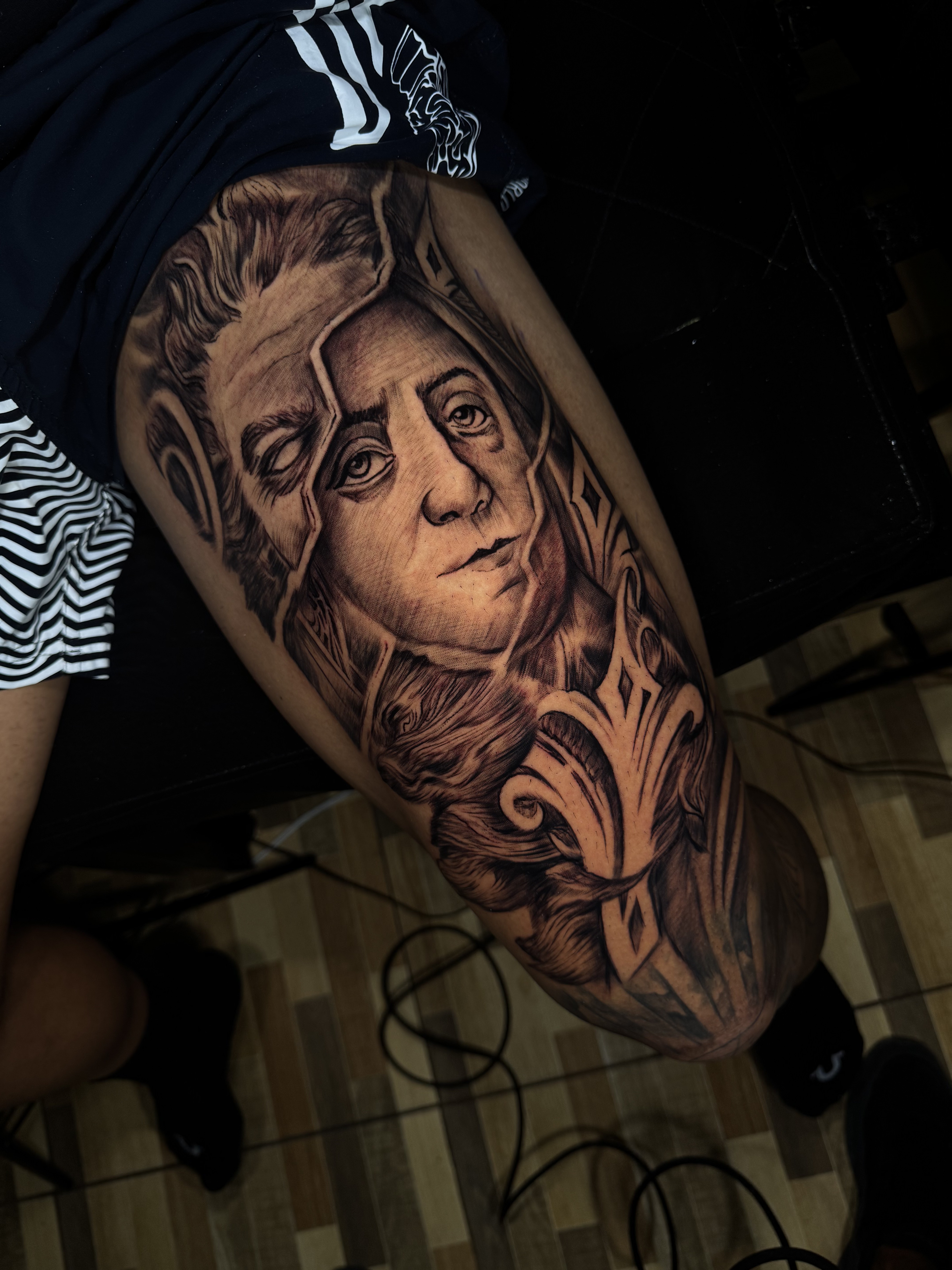 Tatuaje realizado por Ángel