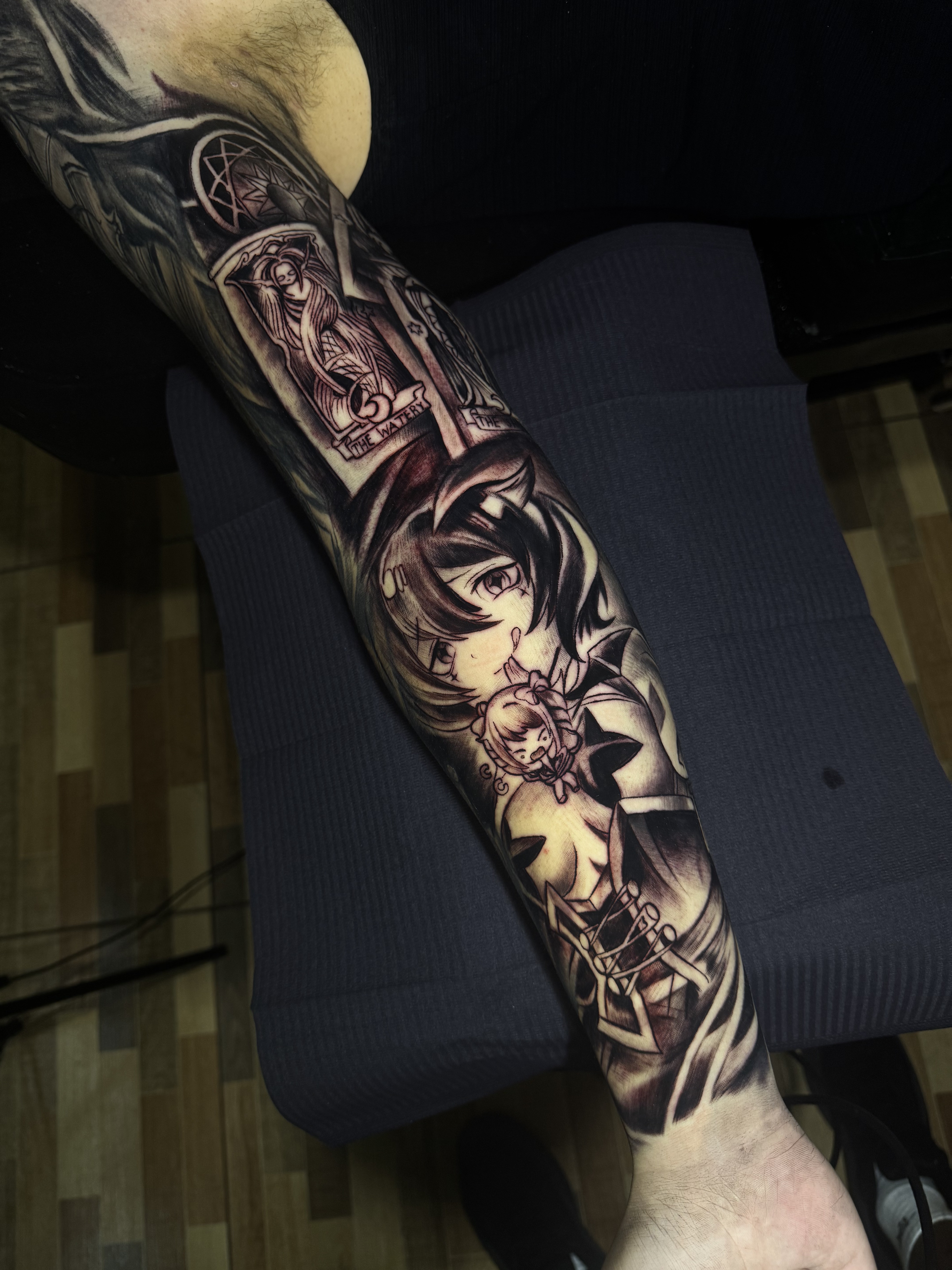 Tatuaje realizado por Ángel