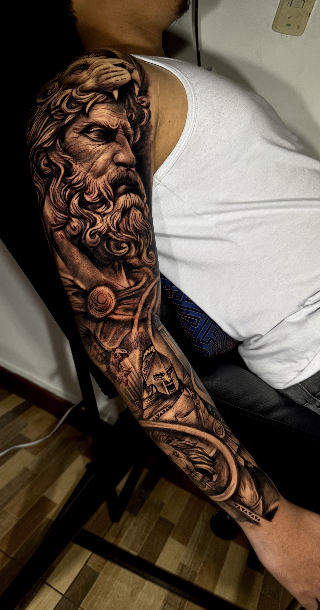 Tatuaje realizado por Ángel
