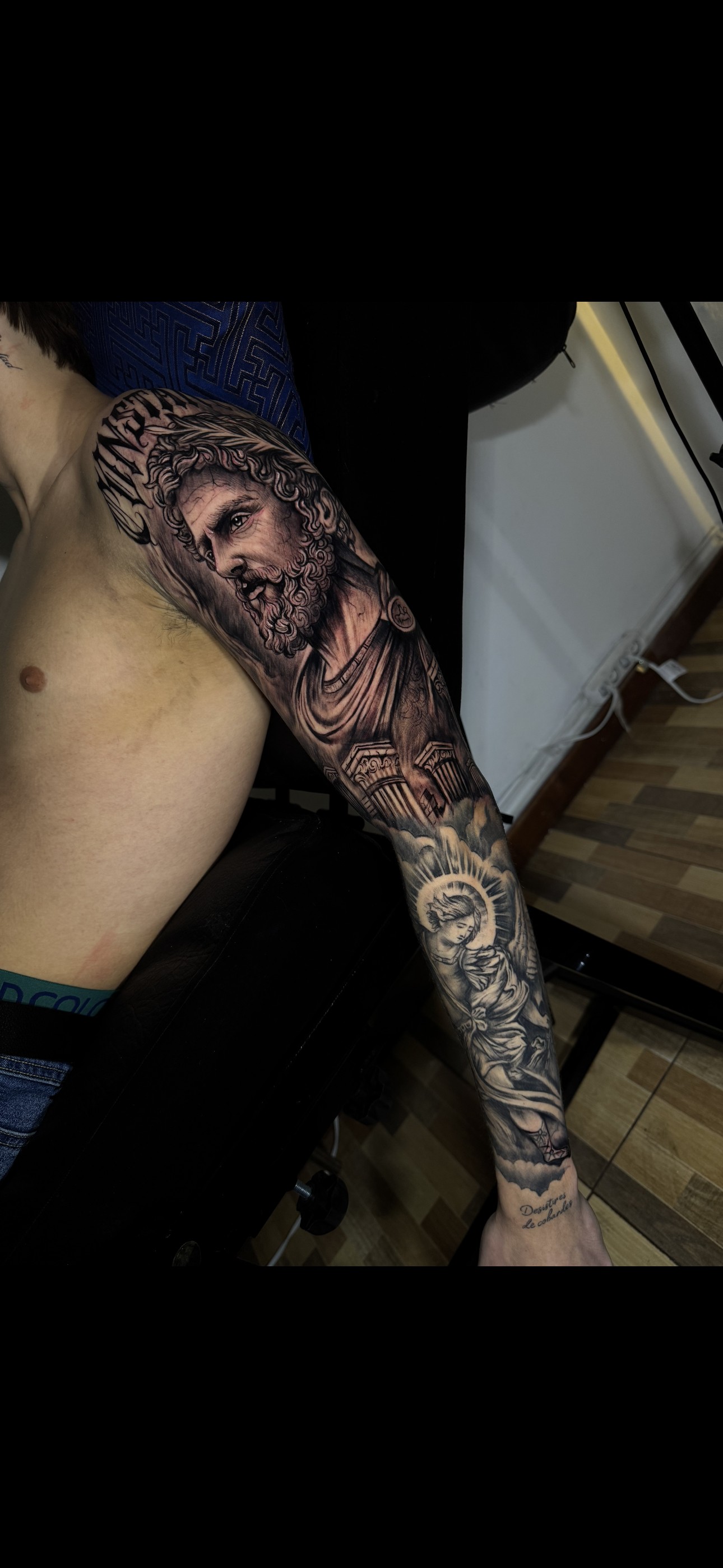 Tatuaje realizado por Ángel
