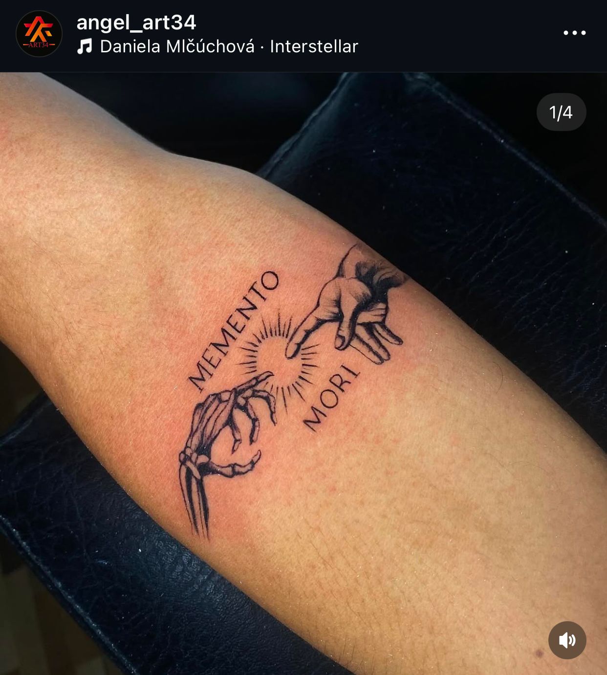 Tatuaje realizado por Ángel